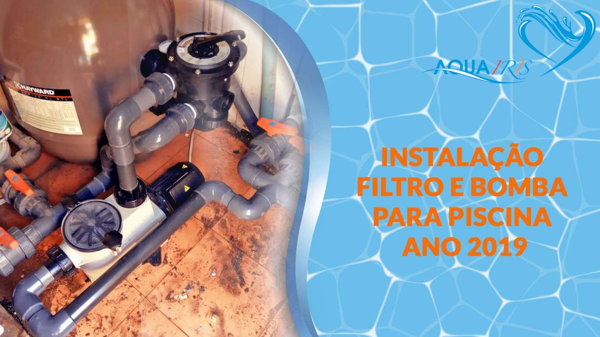 Instalação do filtro e bomba para piscina no Estoril