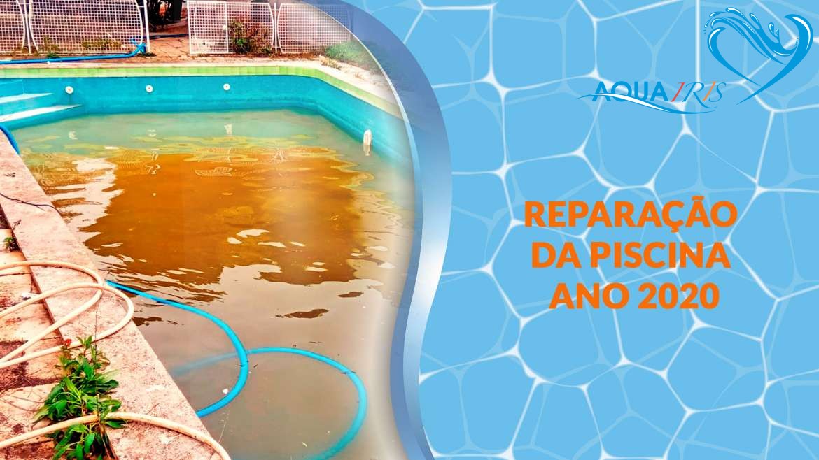 Reparação da fuga da piscina em Murtal-Parede
