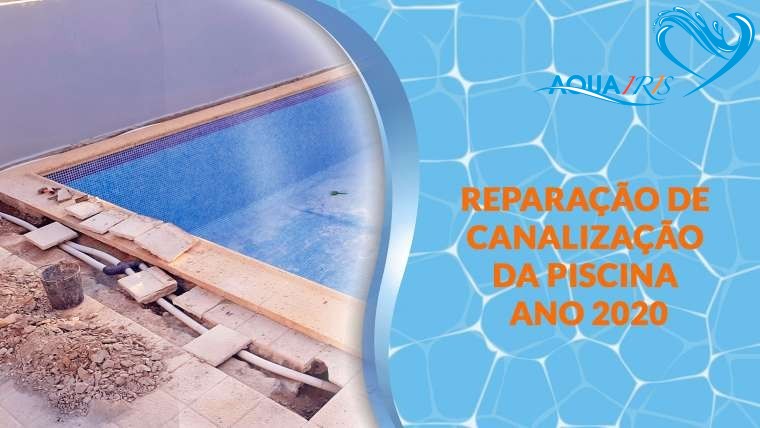 Reparação da piscina em Beloura