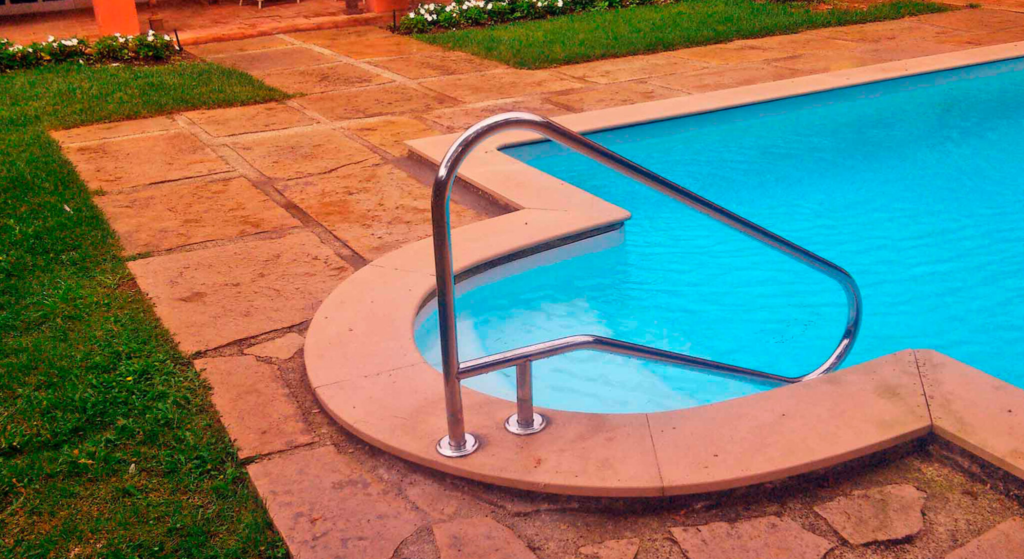Corrimão Exterior para piscina - CORRIMÃO EXTERIOR para piscina