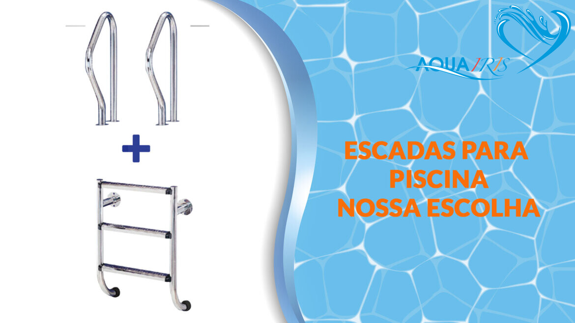 ESCADA PARTIDA para piscina