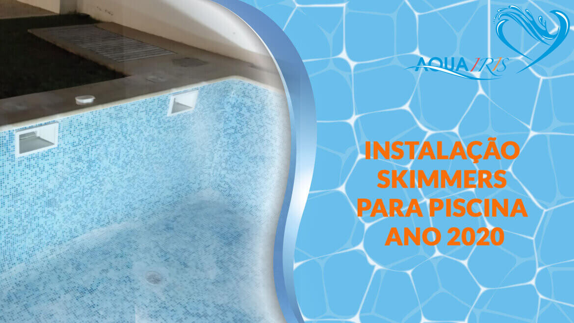 Substituição skimmers e betumagem da piscina