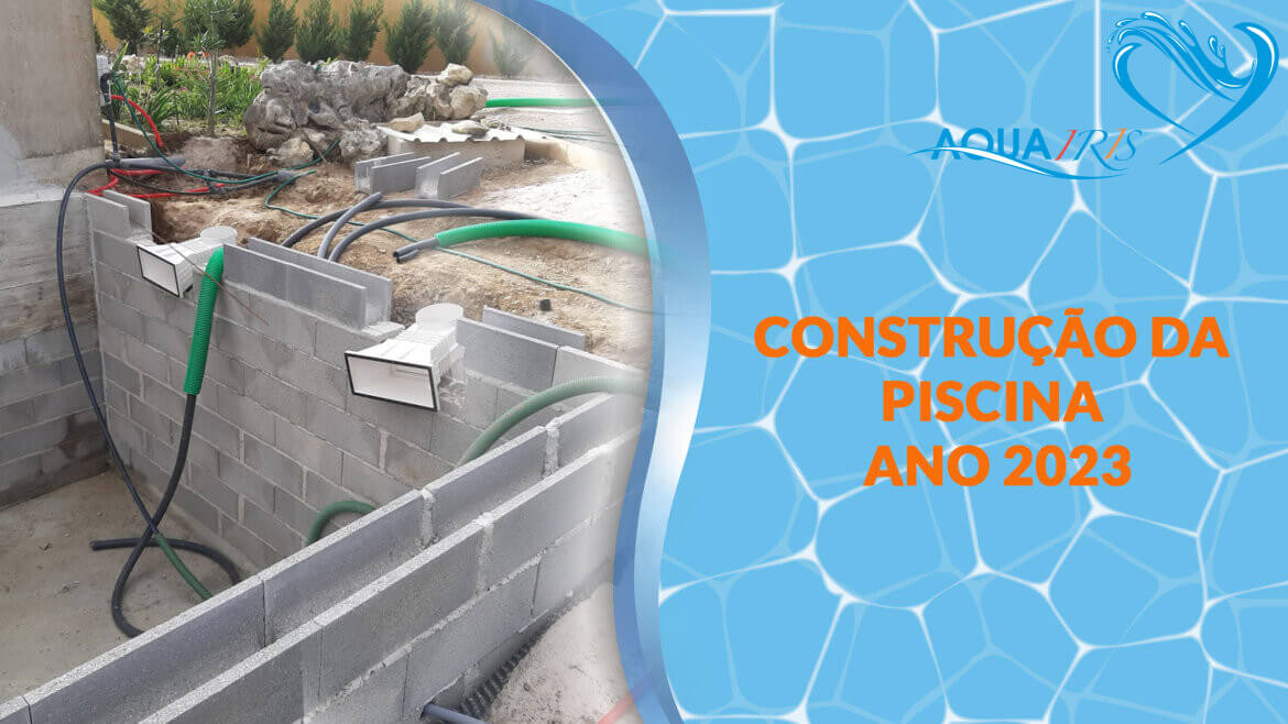 Construção da piscina em Lourinhã