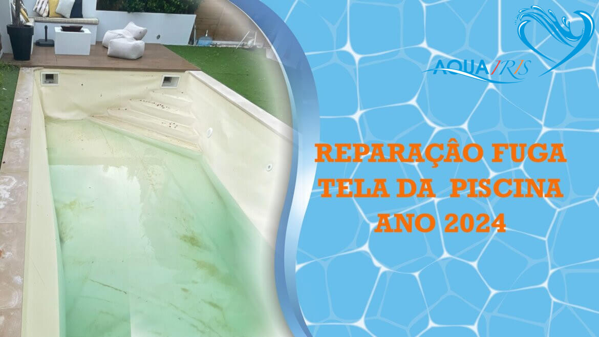 Reparação da fuga da piscina na Parede